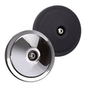 S&S Cycle Dished Bobber Air Cleaner Cover w/ Machined Highlights  - Chrome-1