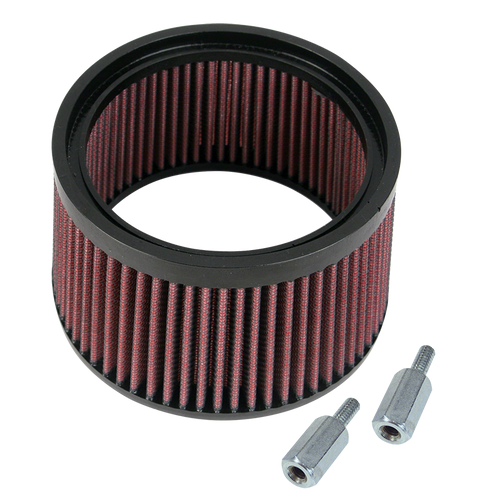 S&S Cycle 1in Taller Pleated Stealth Air Filter Kit