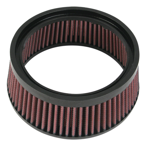 S&S Cycle 1in Taller Pleated Stealth Air Filter Only