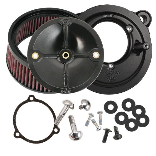 S&S Cycle 2008 Touring Stealth Air Cleaner Kit w/o Cover
