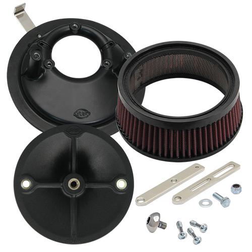 S&S Cycle 36-92 BT/57-90 Sportster Models w/ Super E/G Carbs Universal Stealth Air Cleaner Kit