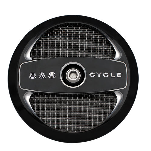 S&S Cycle Air 1 Air Cleaner Cover - Gloss Black