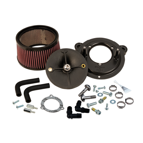 S&S Cycle 08-16 Touring Models w/ S&S 70mm Throttle Body Stealth Air Cleaner Kit w/o Cover