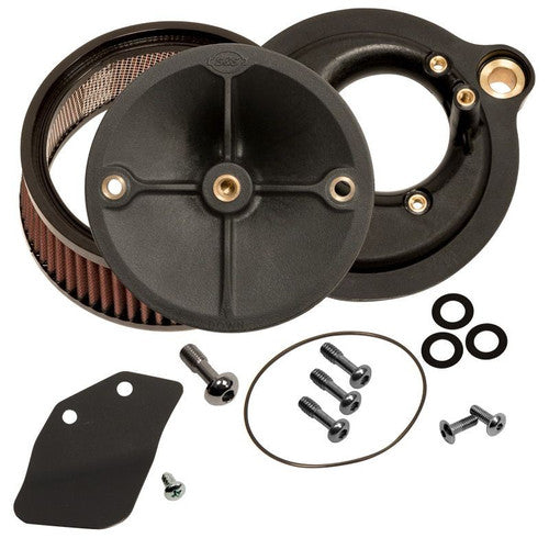 S&S Cycle 2017+ M8 Models Stealth Air Cleaner Kit w/o Cover