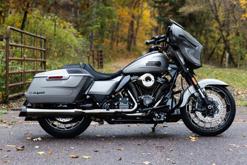 S&S Cycle 2023 CVO M8 Touring Models w/ VVT Stealth Air Cleaner Kit w/ Lava Chrome Teardrop