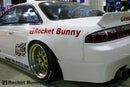 GReddy 94-98 Nissan 240SX/Silvia S14 Rocket Bunny Rear Wide Panel Over-Fenders Ver. 1 - FRP *Only*-2