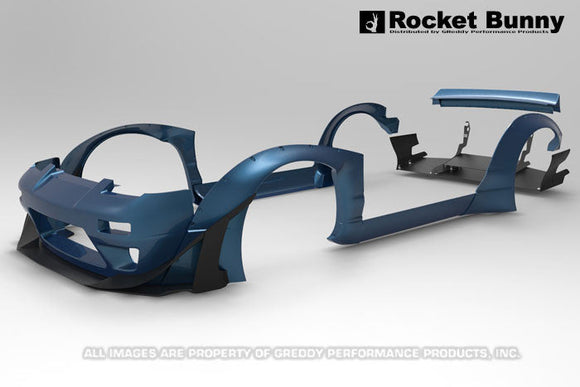 GReddy 89-93 Nissan 240SX Full Rocket Bunny 180/240SX Wide Body Aero Kit w/ Wing