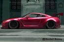 GReddy 09+ Nissan GT-R R35 Full Rocket Bunny Wide-Body Aero Kit w/ Wing-4