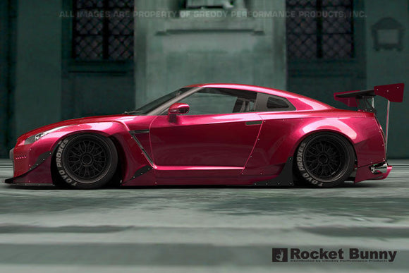 GReddy 09+ Nissan GT-R R35 Full Rocket Bunny Wide-Body Aero Kit w/ Wing