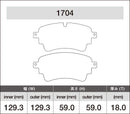 iSWEEP Brake Pads | Rear • A4/S4/A5/S5/RS 5/SQ5 B9-2