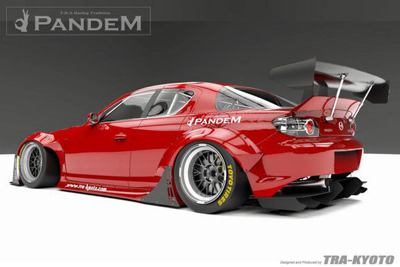 GReddy 09-12 Mazda RX-8 Pandem Wide Body Rear Over-Fenders (Rear Doors Will Not Open)