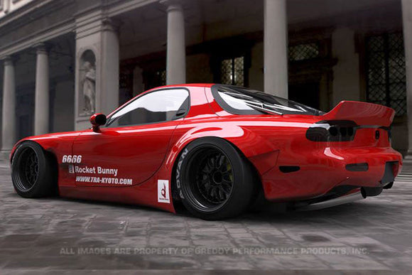 GReddy 92-02 Mazda RX-7 Rocket Bunny FD3S Duck-Tail Wing V2