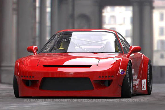 GReddy X Rocket Bunny FD3S V2 Front Over-Fenders - No Bumper Extensions (S/O 8-12 Wks No Cancel)
