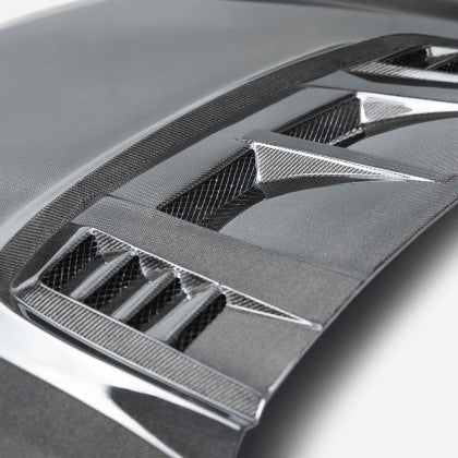 ANDERSON COMPOSITES TYPE-RT CARBON FIBER HOOD: 2021–2022 FORD BRONCO