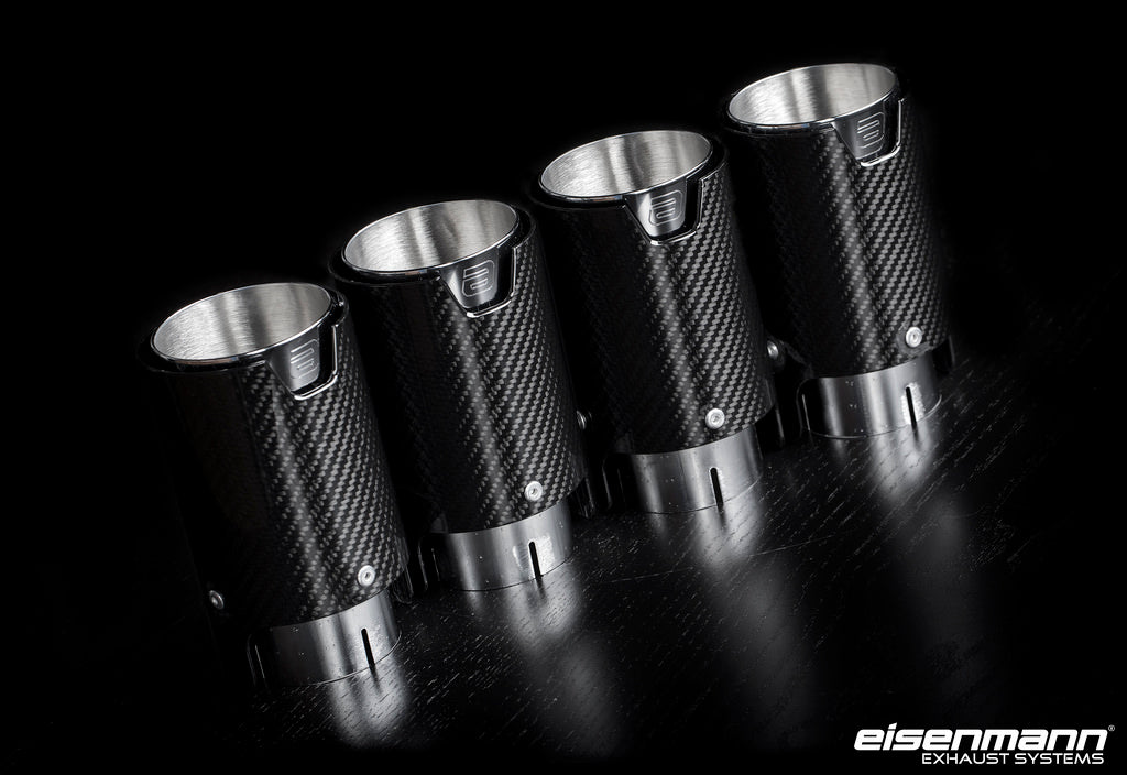 Eisenmann F85 X5M / F86 X6M Performance Exhaust + 4x90mm Carbon Tip Set - Sport