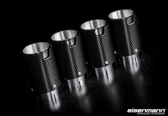 Eisenmann F85 X5M / F86 X6M Performance Exhaust + 4x90mm Carbon Tip Set - Sport