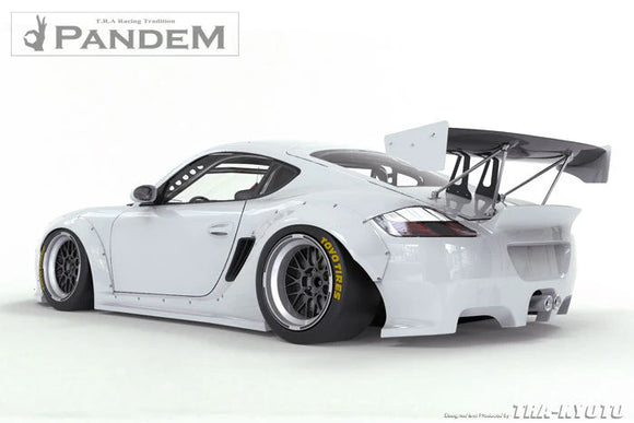 GReddy Pandem RB 09-12 Porsche Cayman V2 Rear Over-Fenders (Special Order)