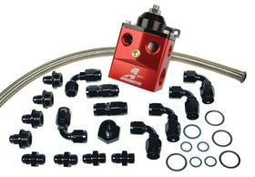 Aeromotive A4 Dual Carburetor Regulator (P/N 13203) Kit (Incl. Reg/Hose/Hose Ends/Fittings)