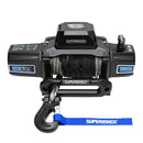 Superwinch 12000 LBS 12V DC 3/8in x 80ft Synthetic Rope SX12SR Winch - Semi Gloss Black-2