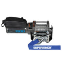 Superwinch 1,500 lbs. 1.1 HP 120V AC 1/8 In x 35ft. Wire Rope - Gray Wrinkle-1