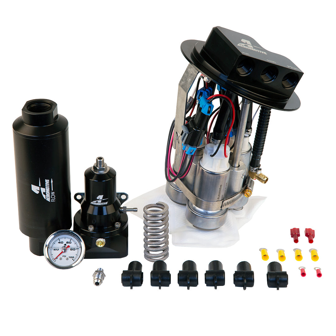 Aeromotive 11-17 Ford Mustang Drop In Kit (18037/15633/13134/12341) - Triple 450lph