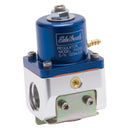 Edelbrock Fuel Pressure Regulator Carbureted 180 GPH 5-10 PSI -10 In/Out -6 Return Blue/Clear-1