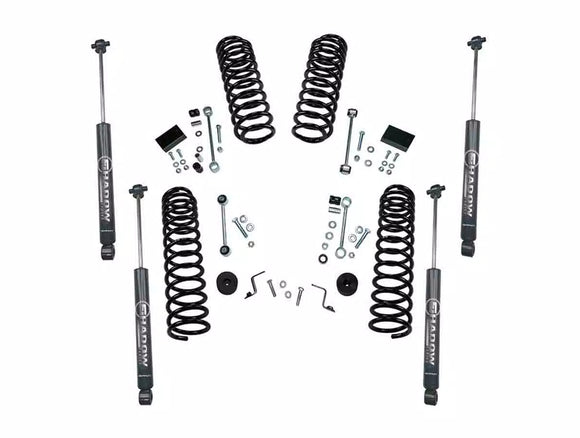 Superlift 18-20 Jeep Wrangler JL 2 Door 2.5in Dual Rate Coil Lift Kit w/ Superlift Shadow Shocks