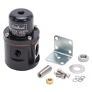 Edelbrock Fuel Pressure Regulator Carbureted 160 GPH 5-10 PSI 3/8In In/Out 3/8In Return Black-1