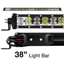 XK Glow RGBW Light Bar High Power Offroad Work/Hunting Light w/ Bluetooth Controller 38In-1