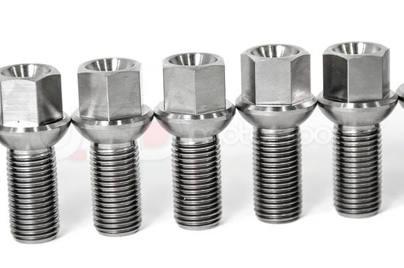 USP Titanium Ball Seat Wheel Bolt Set - 37mm