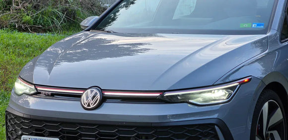 Genuine VW Mk8.5 Golf R Black Edition Front Grill VW Emblem