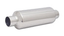 Vibrant SS Resonator (Standard Design) 2.5in inlet/outlet x 18in long w/ 5in OD resonator body-1