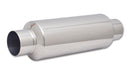 Vibrant SS Resonator (Standard Design) 3in inlet/outlet x 18in long w/ 5in OD resonator body-1