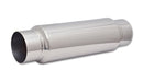 Vibrant SS Resonator (Standard Design) 4in inlet/outlet x 18in long w/5in OD resonator body-1