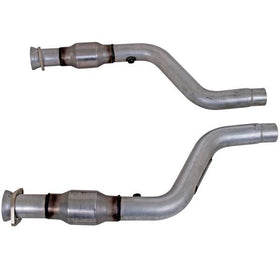BBK 05-15 Dodge Challenger Charger Short Mid X Pipe w Catalytic Converters 2-3/4 For LT Headers - 0
