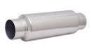 Vibrant SS Resonator (Standard Design) 3.5in inlet/outlet x 18in long w/5in OD resonator body-1