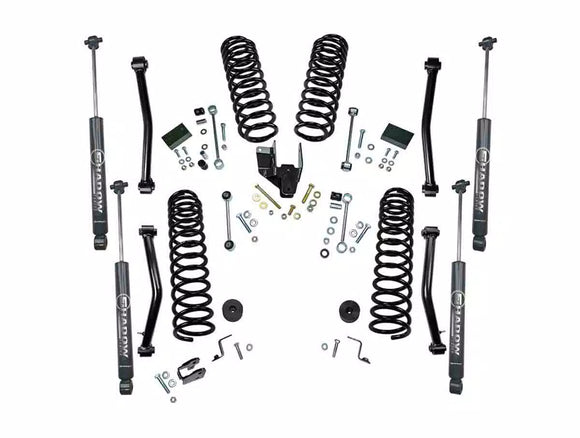 Superlift 18-20 Jeep Wrangler JL Unlimited 4in Dual Rate Coil Lift Kit w/ Superlift Shadow Shocks