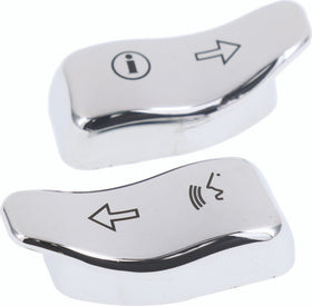 Bikers Choice 14-Up FLHT FLHX FLTRX Trike Chrome Turn Switch Signal Extensions Pr