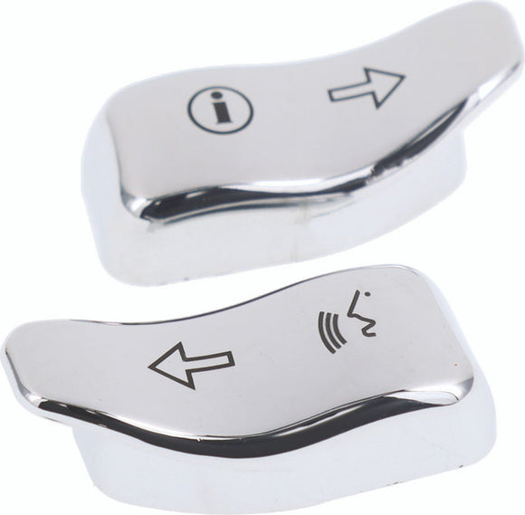 Bikers Choice 14-Up FLHT FLHX FLTRX Trike Chrome Turn Switch Signal Extensions Pr