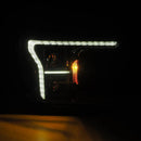 AlphaRex 18-20 Ford F-150 (Req. Conv F150 w/LED) LUXX LED Proj HL Alpha-Blk w/Actv Lt Seq Sig SB DRL-2