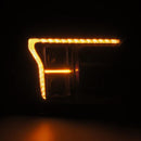 AlphaRex 18-20 Ford F-150 (Req. Conv F150 w/LED) LUXX LED Proj HL Alpha-Blk w/Actv Lt Seq Sig SB DRL-3