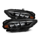 18-23 Ford Mustang MK II NOVA-Series LED Projector Headlights Black-1