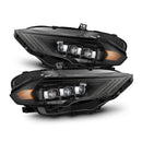AlphaRex 18-22 Ford Mustang NOVA-Series LED Projector Headlights Alpha-Black-1