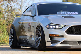 AlphaRex 18-22 Ford Mustang NOVA-Series LED Projector Headlights Black - 0