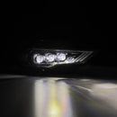 AlphaRex 18-22 Ford Mustang NOVA-Series LED Projector Headlights Black-3