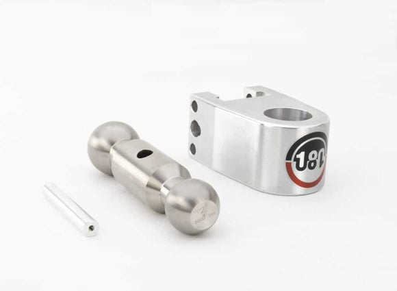 Weigh Safe 180 Hitch 6in Drop Hitch & 2in Shank (10K/12.5K GTWR) - Aluminum