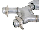 BBK 79-93 Mustang 5.0 Short Mid X Pipe w Catalytic Converters 2-1/2 For Automatic Long Tube Headers-4