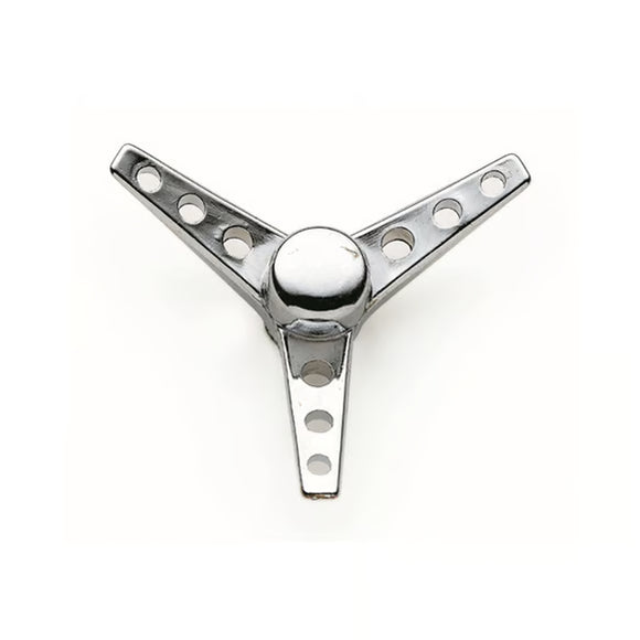 Mr. Gasket Air Cleaner Wing Nut - Tri-Bar - Chrome