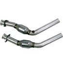 BBK 11-14 Mustang 3.7 V6 High Flow X Pipe With Catalytic Converters - 2-1/2-4