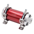 Edelbrock Fuel Pump Electric Quiet-Flo EFI 80 GPH -10 In -10 Out Red/Clear-1
